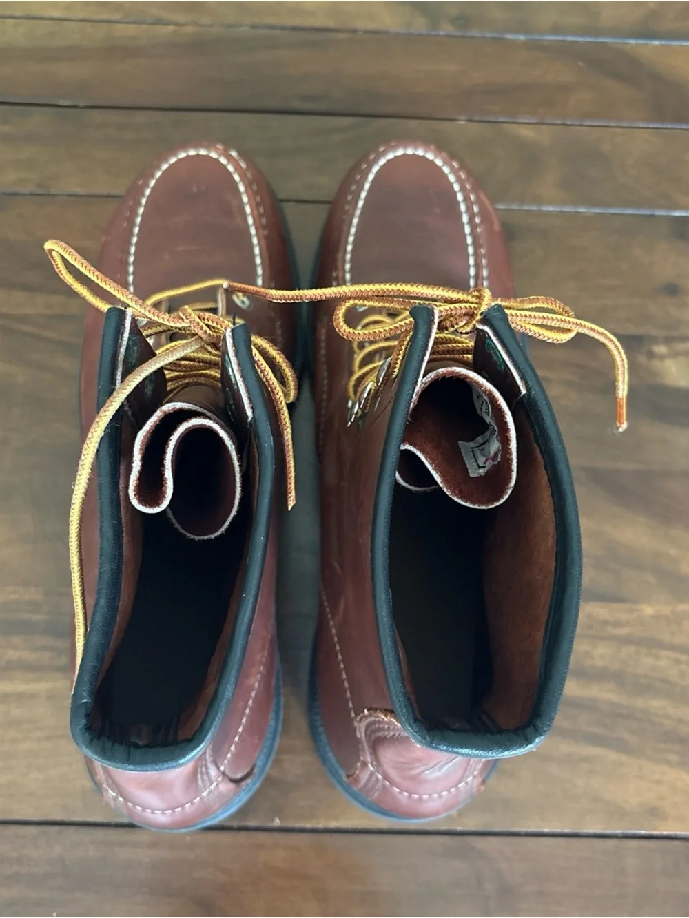 Red Wing Men's 11.5 Brown Leather Steel Toe Work Boots